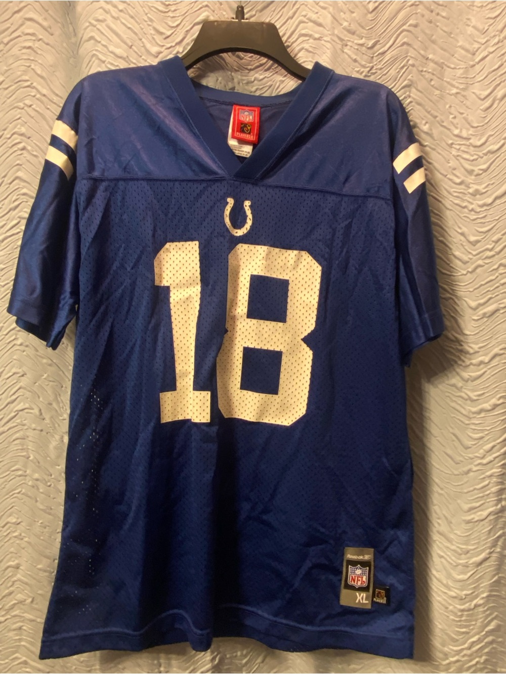 NFL Indianapolis Colts #18 Peyton Manning Youth Football Jersey